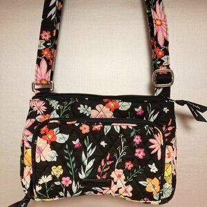 Vera Bradley Small Cotton Floral Shoulder Bag